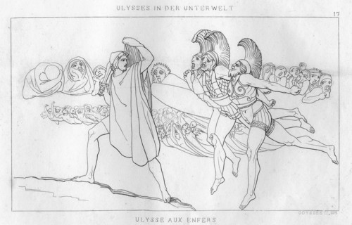Odysseus in the underworld, c1833. Artist: Unknown