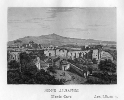 Monte Cavo, Italy, c1833. Artist: Unknown