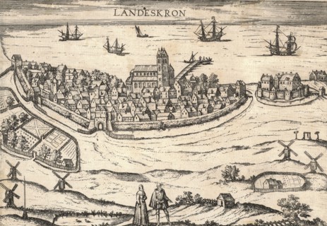 Town of Landskrona, Sweden, 1580s. Artist: Unknown