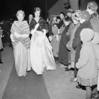 Princesses Sibylla and Margaretha on their way to a wedding, Glumslöv, Landskrona, Sweden, 1961. Artist: Unknown