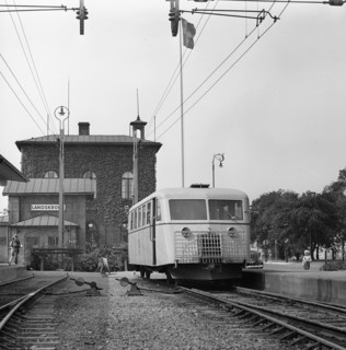 Railcar, Landskrona, Sweden, 1953 Artist: Unknown