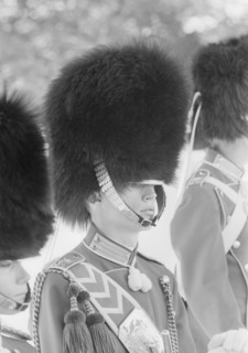 Musicians of the Tivoli Boys Guard wearing busbies, Copenhagen, Denmark, 1962. Artist: Unknown