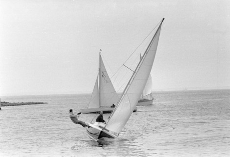 Yacht race in the Öresund, off Landskrona, Sweden, 1967. Artist: Unknown