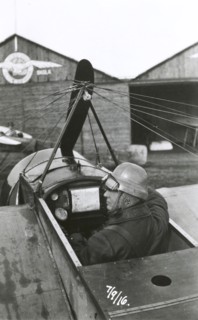 Early aviation at Ljungbyhed, Sweden, 1916. Artist: Unknown