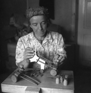 Cottage industry in Småland, Sweden, c1940s(?). Artist: Otto Ohm