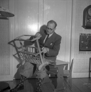 Cottage industry in Småland, Sweden, c1940s(?). Artist: Otto Ohm