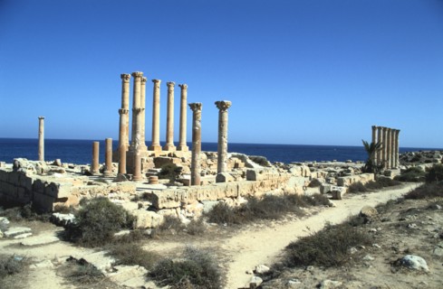 Temple of Isis, Sabratha, Libya.