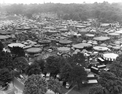 Goose Fair, Forest Recreation Ground, Nottingham, Nottinghamshire, 1973. Artist: WE Middleton & Son