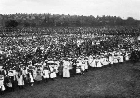 King George V Coronation celebrations, Forest, Nottingham, Nottinghamshire, 1911. Artist: Henson & Co