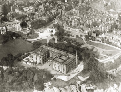 Nottingham Castle, Nottinghamshire, c1927. Artist: Surrey Flying Services
