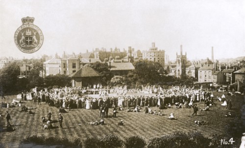 Notts Patriotic Fair, Nottingham Castle grounds, Nottinghamshire, 1917. Artist: Unknown