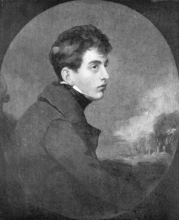 Portrait of Lord Byron as a young man, c1805 (1905). Artist: Grout Engraving Company
