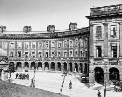 The Crescent, Buxton, Derbyshire, July 1915. Artist: S Baddley