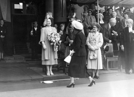 The visit of Queen Elizabeth to Mansfield, Nottinghamshire, 1950. Creator: Unknown.