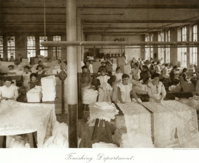 Thomas Adams Lace Factory, Nottingham, Nottinghamshire, 1914. Artist: Waterlow Bros & Layton Ltd