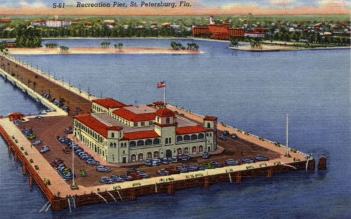 Recreation Pier, St Petersburg, Florida, USA, 1940. Artist: Unknown