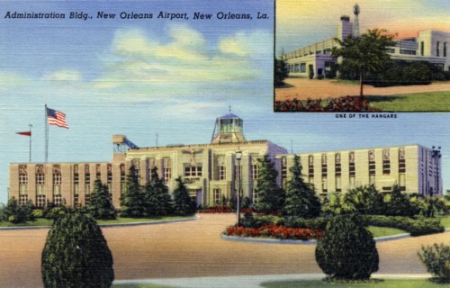 Administration Building, New Orleans Airport, Louisiana, USA, 1940. Artist: Unknown