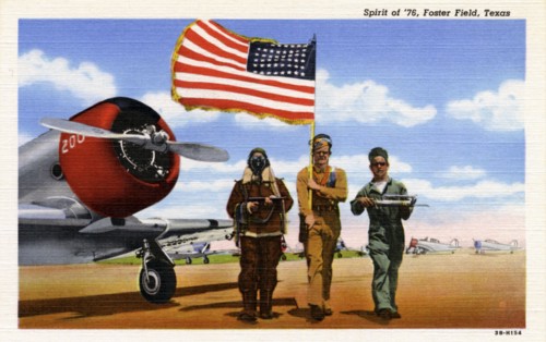 'Spirit of '76, Foster Field, Texas', USA, 1943. Artist: Unknown