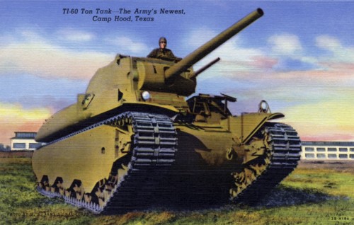 'TI-60 Ton Tank, The Army's newest, Camp Hood, Texas', USA, 1943. Artist: Unknown