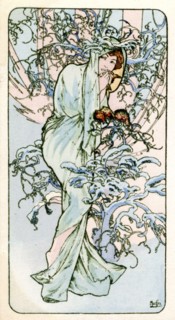 'Winter', 1900. Artist: Alphonse Mucha
