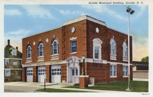 Arcade Municipal Building, Arcade, New York, USA, 1940. Artist: Unknown