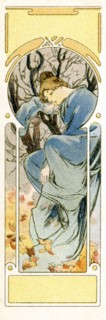 'Winter', 1900. Artist: Alphonse Mucha