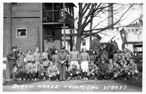 'Black Horse Troop (All Stars)', Fort Sheridan, Illinois, USA, 1920. Artist: Unknown