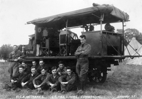 Mechanics of the 61st Cavalry Artillery, Fort Sheridan, Illinois, USA, 1917. Artist: Ekmark Photo