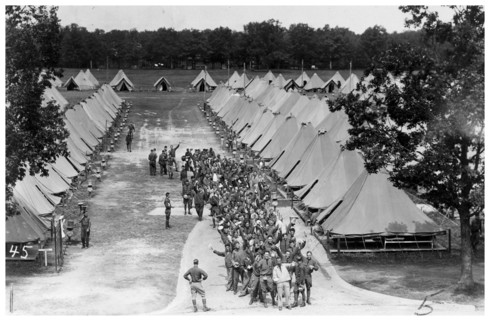 Military camp, Fort Sheridan, Illinois, USA, 1930. Artist: Unknown