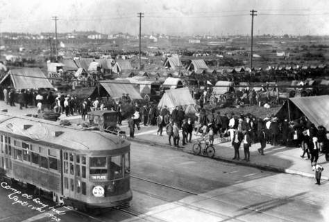 Military camp at Gary, Indiana, USA, 17th September 1923. Artist: Unknown