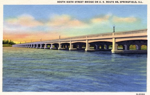 South Sixth Street Bridge, Springfield, Illinois, USA, 1935. Artist: Unknown