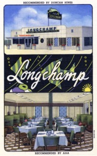 Longchamp Dining Salon, Amarillo, Texas, USA, 1949. Artist: Unknown