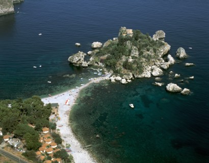 Isola Bella, Taormina, Sicily, Italy.