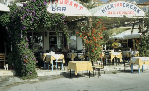 Taverna, Nidri, Levkas, Greece.