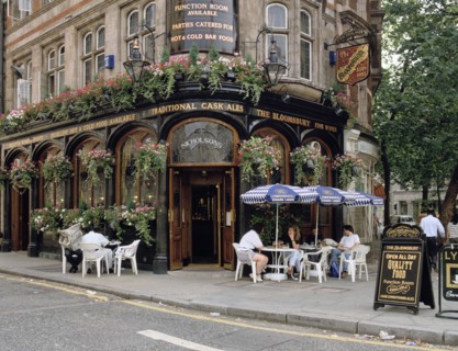 Bloomsbury Pub, London, United Kingdom.