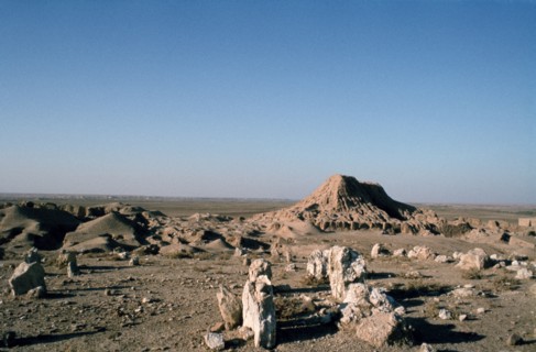 Ziggurat, Ashur, Iraq, 1977.