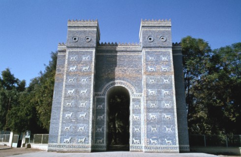 Ishtar Gate, Babylon, Iraq.