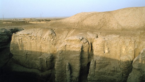 Flood pits, Ur, Iraq, 1977.