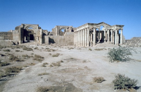 Ruins of Hatra (Al-Hadr), Iraq, 1977.