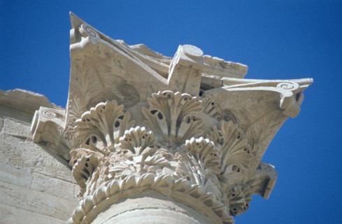 Acanthus capital, Temple of the Sun, Hatra (Al-Hadr), Iraq, 1977.