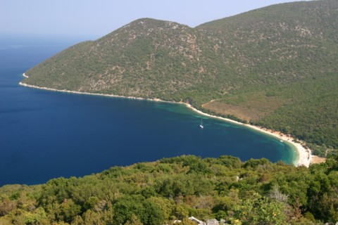 Antisamos (Captain Corelli's Beach), Kefalonia, Greece.