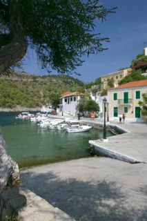 Harbour, Assos, Kefalonia, Greece.