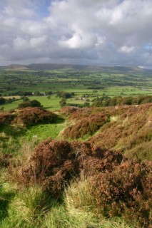 Chipping Vale from Longridge Fell, Lancashire.