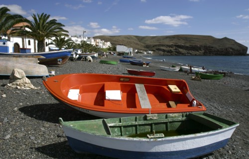 Fishing Boats, La Lajita, Fuerteventura, Canary Islands.