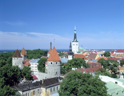 St Olav's Church, Tallinn, Estonia.