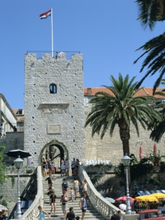 Land Gate, Korcula, Croatia.