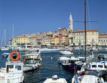 Rovinj harbour, Croatia.