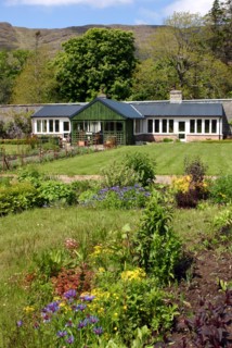 Victorian walled garden, The Potting Shed cafe and restaurant, Applecross, Scotland.