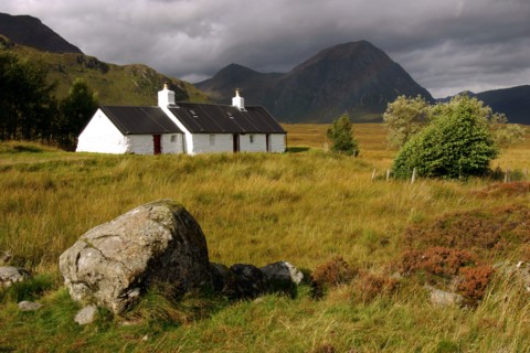Blackrock Cottage, Glencoe, Highland, Scotland.