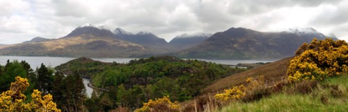 Loch Torridon and the Torridon Hills, Highland, Scotland.